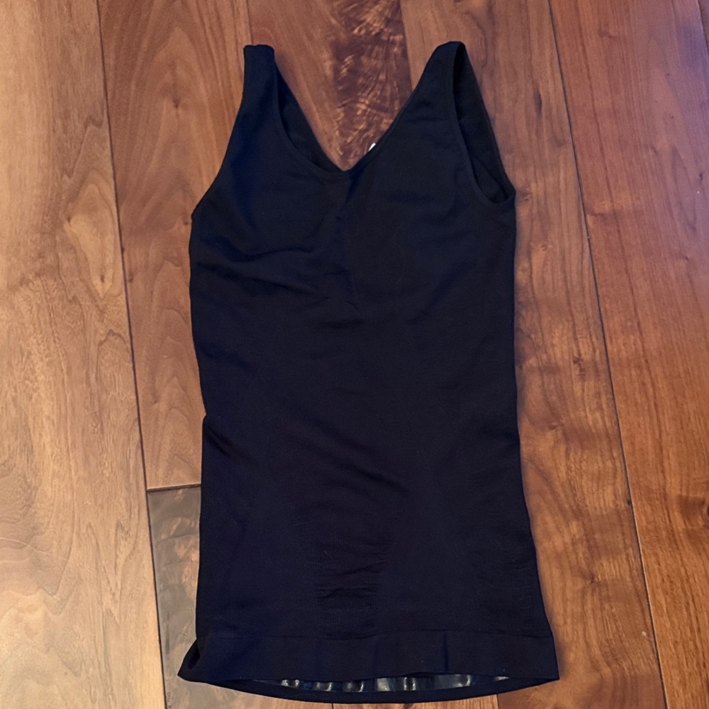 Jockey Black V-Neck Slimming Tank Top